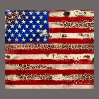 American Flag Leopard Cowhide Classic Tee | Teevron