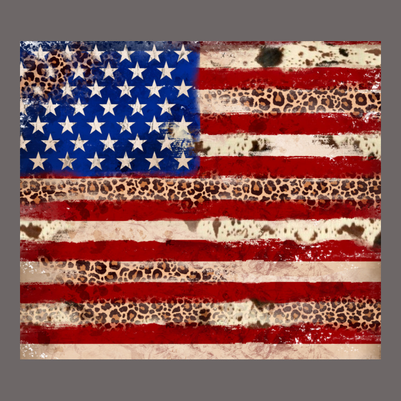 American Flag Leopard Cowhide Classic Tee by JahusDesignShop | Teevron
