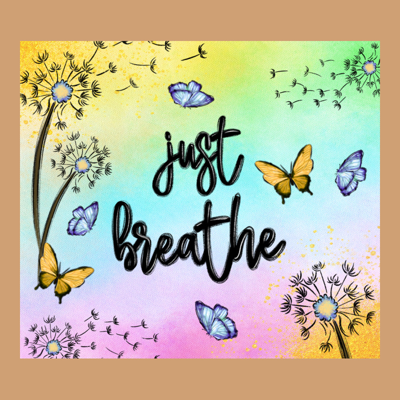 Just Breathe Vintage Tee by MaliasSmallBusiness | Teevron