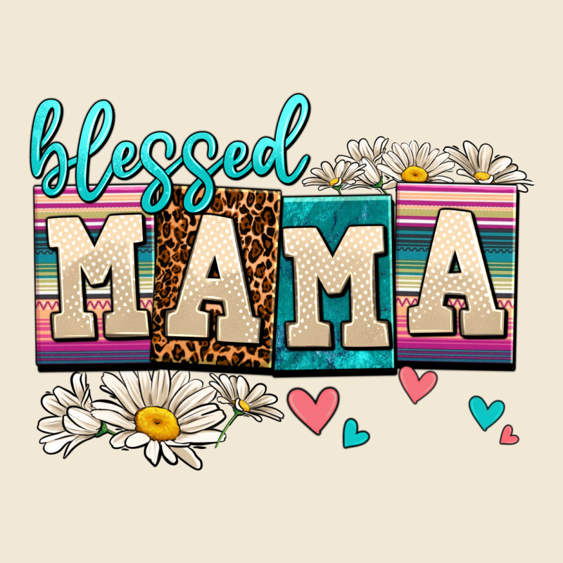 Daisy Blessed Mama Ladies Tee by AdoDesignShop | Teevron