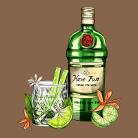 Gin Tonic Bottle And Cocktail Premium Tee | Teevron
