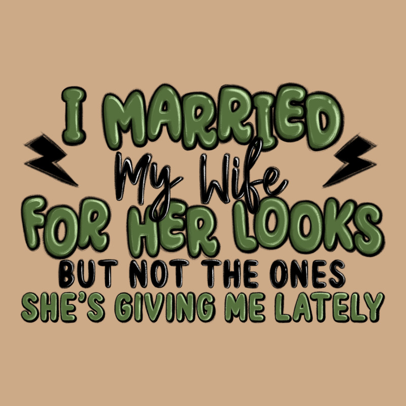 I Married My Wife For Her Looks Vintage Hoodie by MaliasSmallBusiness | Teevron