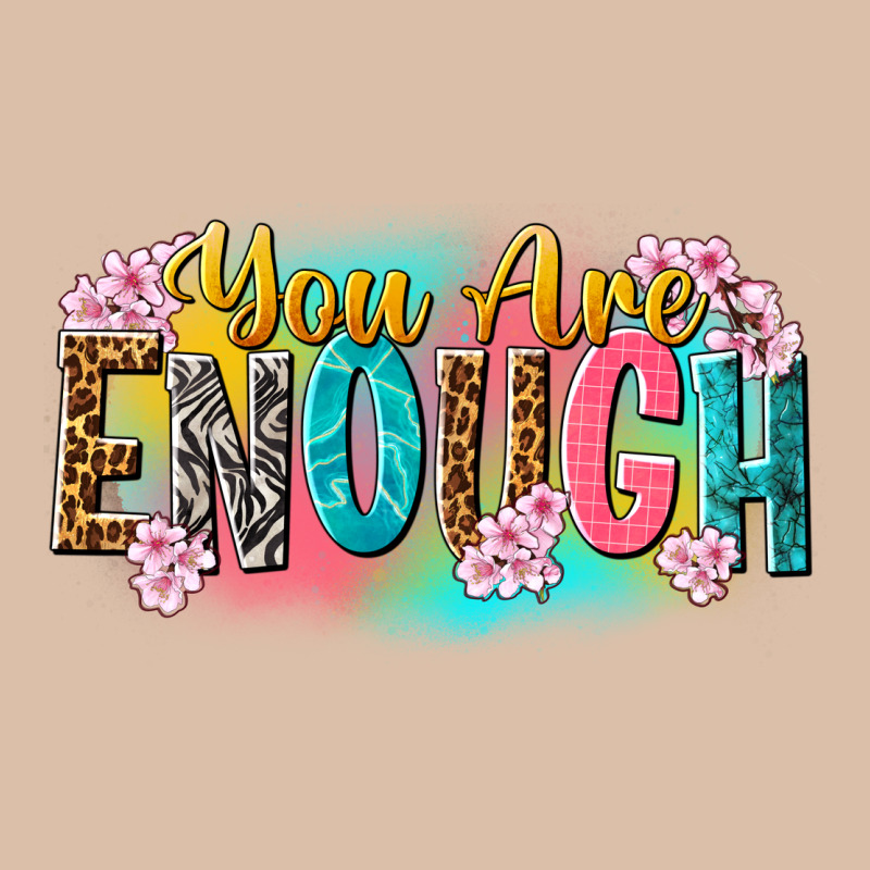 You Are Enough Urban Heavy Tee by NancyCooperArtShop | Teevron
