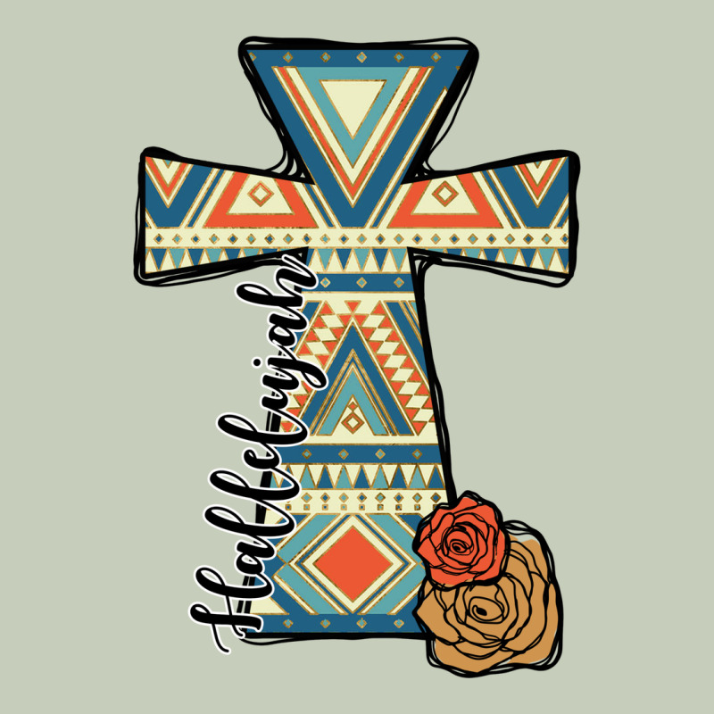 Halleluljah Aztec Cross Long Sleeve Tee by JahusDesignShop | Teevron