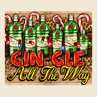 Gin Gle Christmas Gin Bottles Premium Tee | Teevron