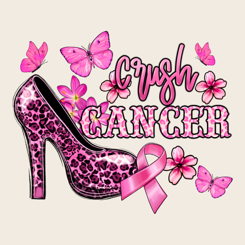 Crush Cancer With High Heels Cancer Awareness Premium Sweatshirt by HowdyJamesFarm | Teevron