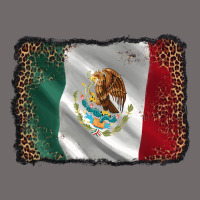 Mexico Flag Black Glitter Leopard Urban Heavy Tee | Teevron