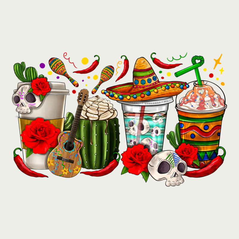 Hispanic Heritage Month Coffee Cups Zipper Hoodie by texasbilliewilder | Teevron
