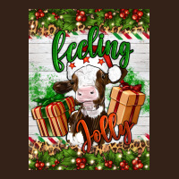 Christmas Feeling Jolly Cow Heavy Core Tee | Teevron