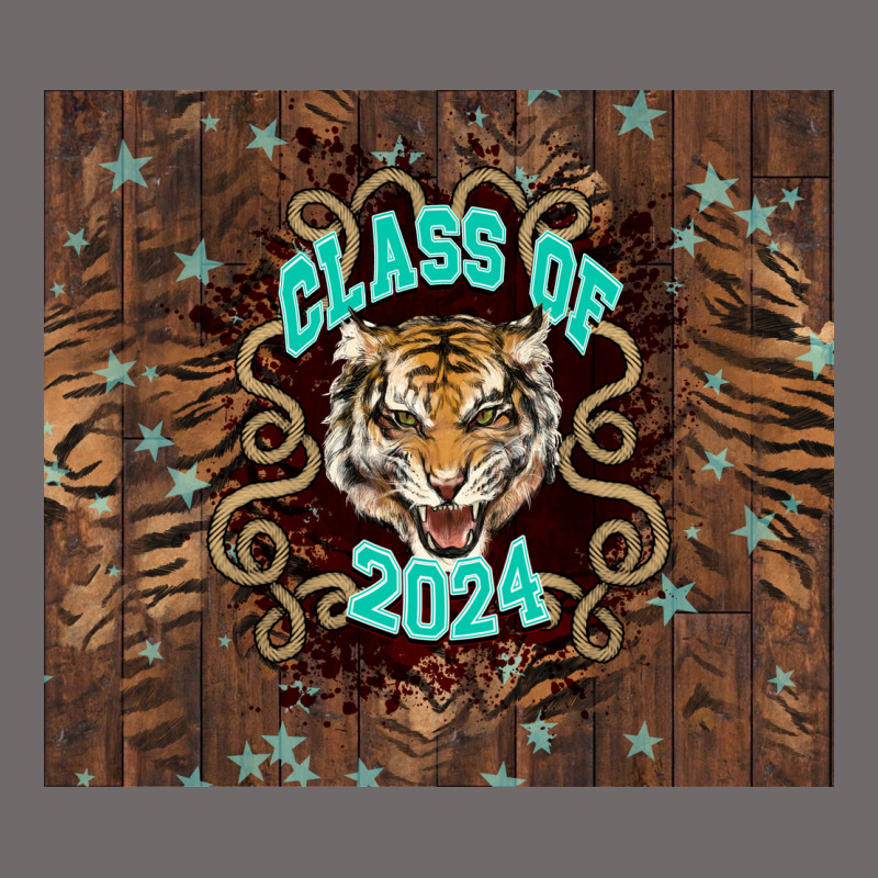 Class Of 2024 Tiger Urban Heavy Tee by NancyCooperArtShop | Teevron