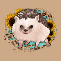 Hedgehog With Sunflowers And Leopard Vintage Hoodie | Teevron
