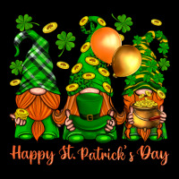Happy St. Patricks Day With Gnomies Long Sleeve Tee | Teevron