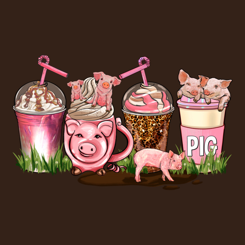 Pig Coffee Cups Heavy Core Tee by AdoDesignShop | Teevron