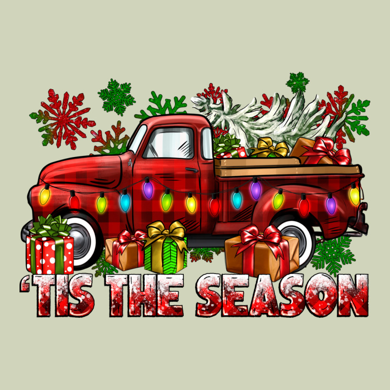 Tis The Season Christmas Truck Heavyweight Hoodie by CowGirlArtShop | Teevron