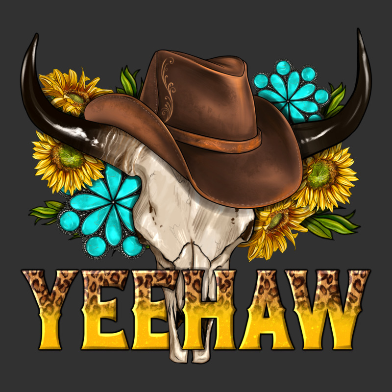 Yeehaw Bull Skull Urban Heavy Tee by NancyCooperArtShop | Teevron