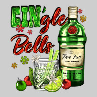 Gin`gle Bells With Bottle And Cocktail Premium Tee | Teevron