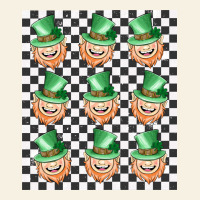 Boujee Checker Board Leprechaun Vintage Tee | Teevron