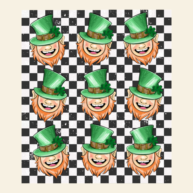 Boujee Checker Board Leprechaun Vintage Tee by MaliasSmallBusiness | Teevron