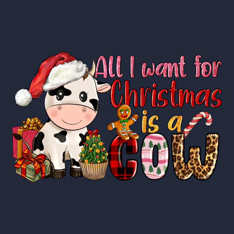 All Want For Christmas Is A Cow Premium Sweatshirt by CowGirlArtShop | Teevron