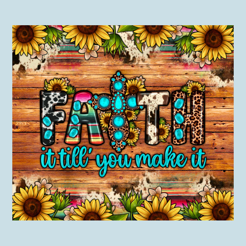 Faith It Till You Make It Ladies Tee by JahusDesignShop | Teevron