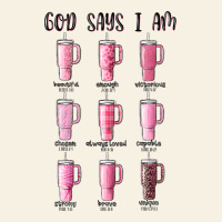 God Says I Am Bible Verse Stanley Vintage Tee | Teevron