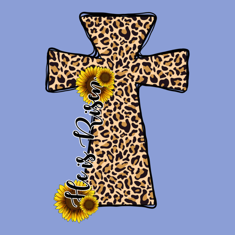 He Is Risen Leopard Cross Long Sleeve Tee by JahusDesignShop | Teevron