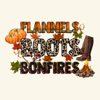 Flannels Boots And Bonfires Premium Hoodie | Teevron