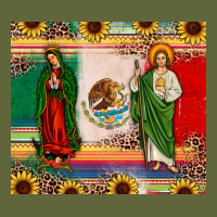 Mexico Flag Our Lady Of Guadalupe San Judas Sunflower Classic Tee | Teevron