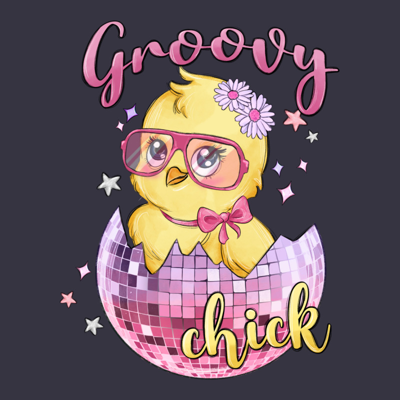 Groovy Chick Easter Vintage Hoodie by MaliasSmallBusiness | Teevron