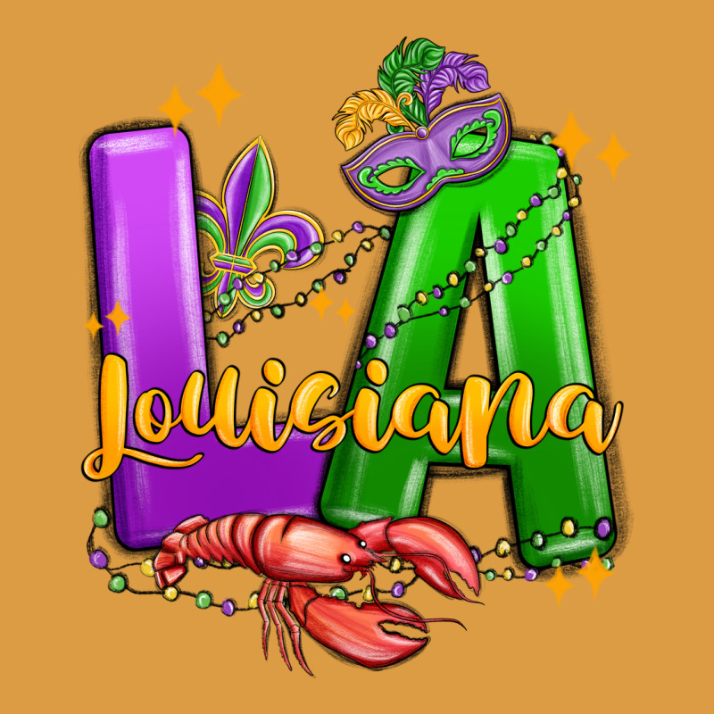 Louisiana Mardi Gras Urban Heavy Tee by MaliasSmallBusiness | Teevron