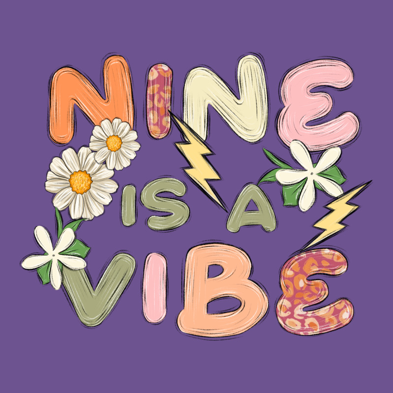 Nine Is A Vibe Vintage Tee by MaliasSmallBusiness | Teevron
