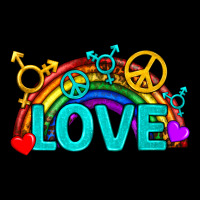 Western Lgbtq+ Love Rainbow Heavyweight Sweatshirt | Teevron
