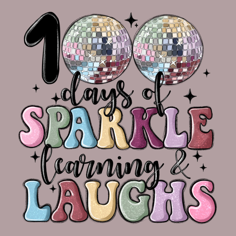 100 Days Of Sparkle Learning And Laugh Faux Sequin Vintage Hoodie by MaliasSmallBusiness | Teevron