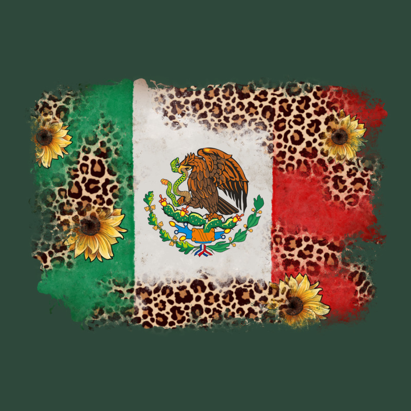 Mexican Flag With Leopard Zipper Hoodie by texasbilliewilder | Teevron
