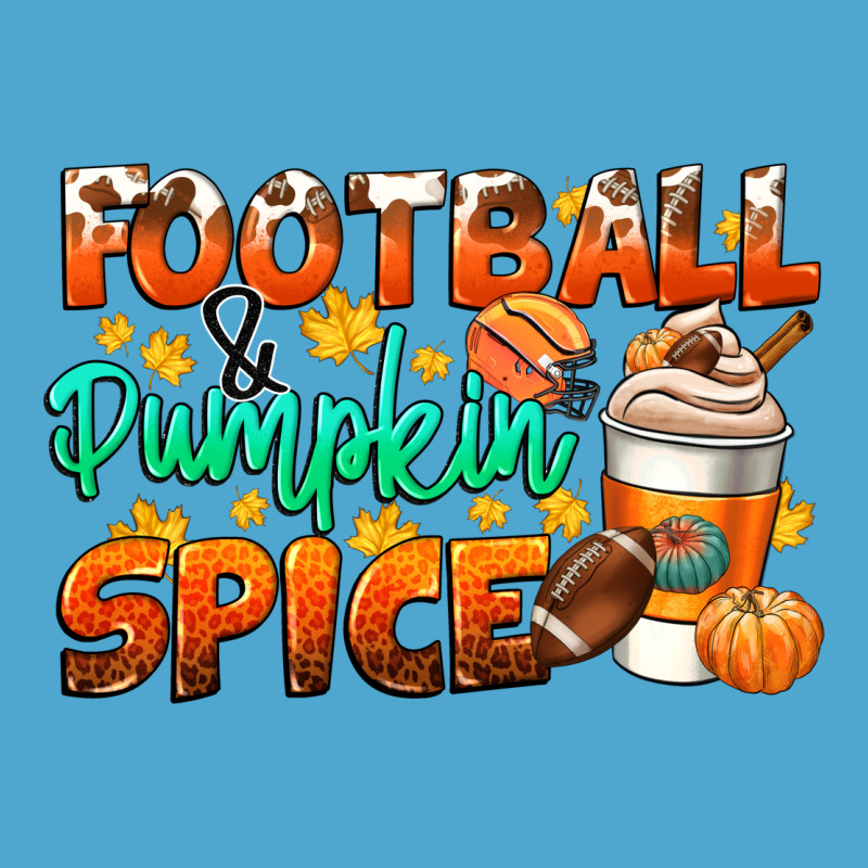 Football Pumpkin Spice Premium Hoodie by CowGirlArtShop | Teevron