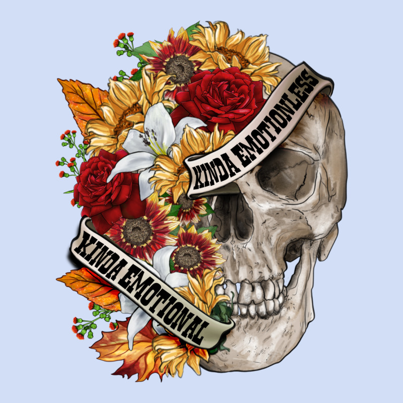 Skull Kinda Emotionless Kinda Emotional Urban Hoodie by FaDigitalArtStudio | Teevron