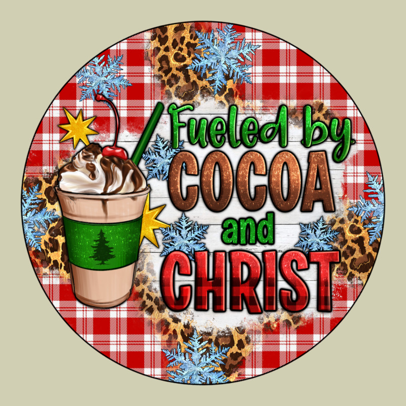 Christmas Fueled By Cocoa And Christ Ornament Heavy Core Tee by Artiststas | Teevron