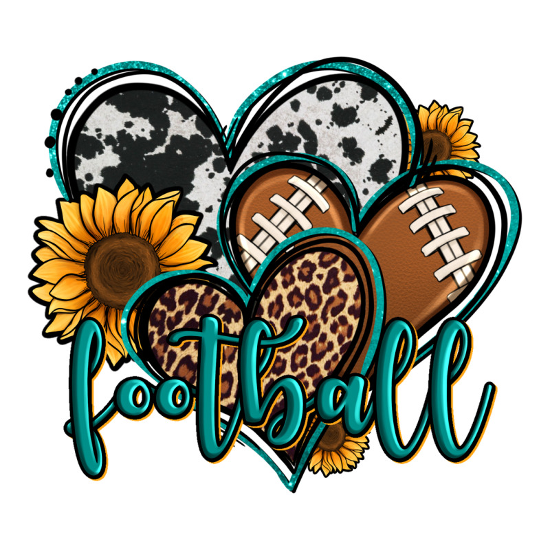 Football Hearts Premium Tee by Jasminsmagicworld | Teevron