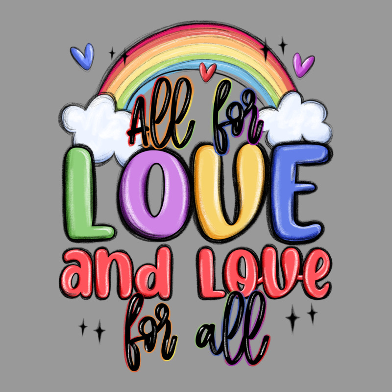 All For Love And Love For All Vintage Hoodie by MaliasSmallBusiness | Teevron