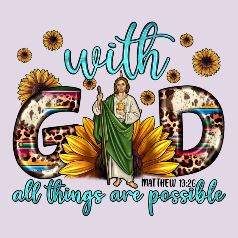 With God All Things Are Possible Matthew 19 26 Classic Tee by JahusDesignShop | Teevron
