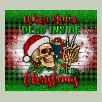 When You’re Dead Inside But It's Christmas Tumbler Ladies Tee | Teevron