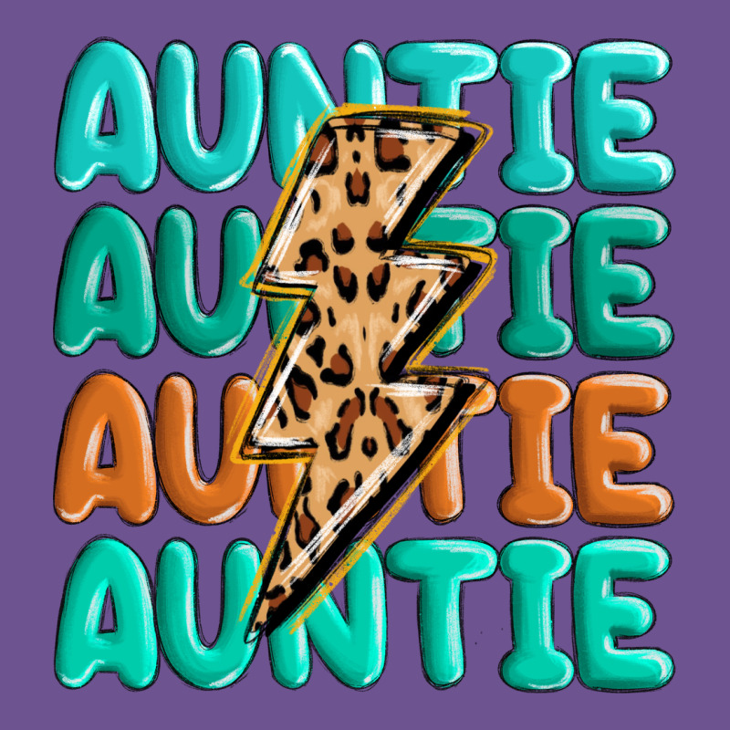 Auntıe With Lightning Bolt Vintage Tee by MaliasSmallBusiness | Teevron
