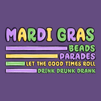 Mardi Gras Beads Vintage Hoodie | Teevron