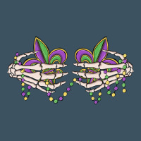 Skeleton Hands Mardi Gras Urban Heavy Tee | Teevron
