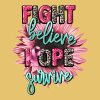 Fight Believe Hope Survive Cancer Awareness Premium Sweatshirt | Teevron