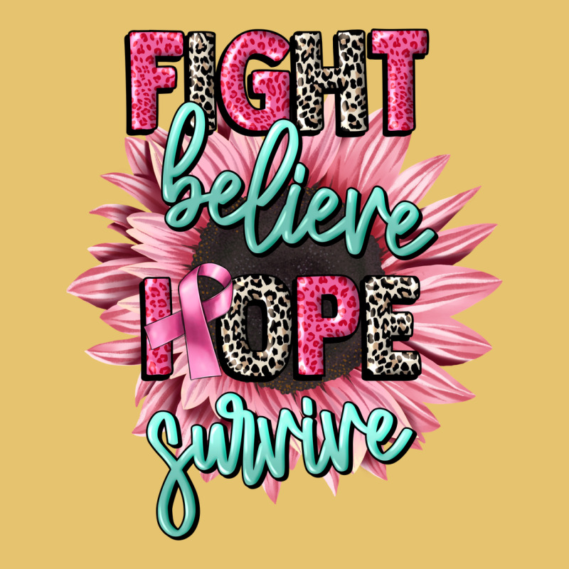Fight Believe Hope Survive Cancer Awareness Premium Sweatshirt by CowGirlArtShop | Teevron