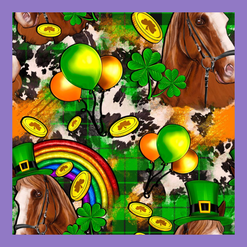 St. Patrick's Day Horse With Balloons Urban Hoodie by FaDigitalArtStudio | Teevron