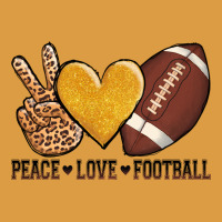 Peace Love Football Revize Urban Heavy Tee | Teevron