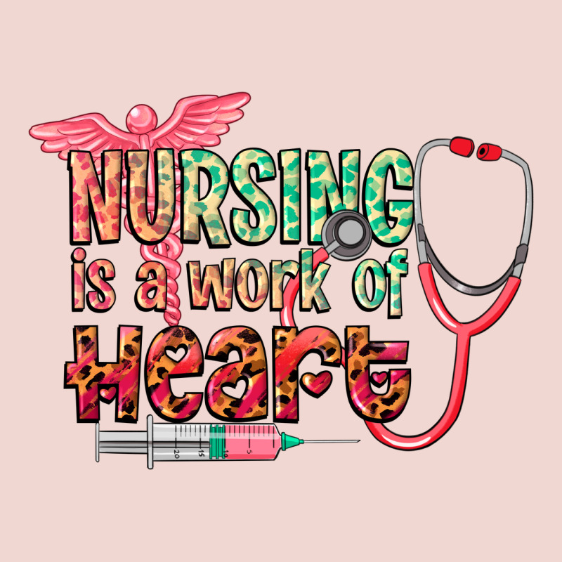 Nursing Is A Work Of Heart Premium Sweatshirt by CowGirlArtShop | Teevron