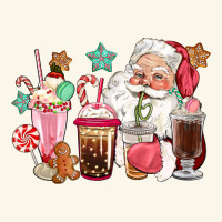 Pink Santa Christmas Santa Coffe Cups Premium Hoodie | Teevron
